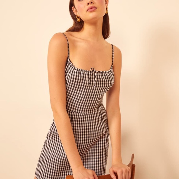 Princess Polly Dresses & Skirts - • Gingham Check Tie Bust Dress • M / L •